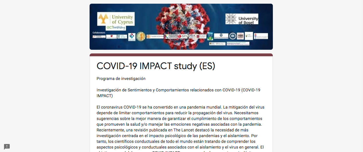 La UCA colabora en proyecto internacional que analiza cómo afecta crisis Coronavirus a comportamiento y salud mental