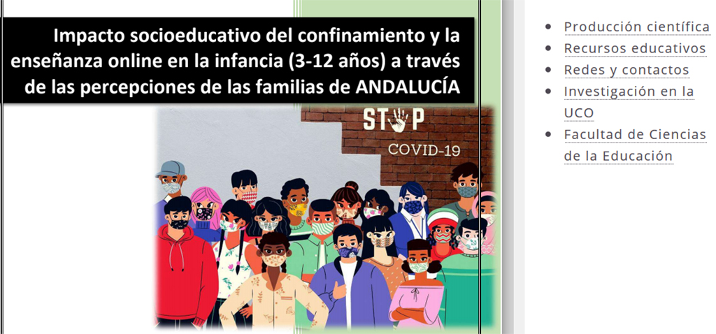 Un estudio andaluz analiza el impacto socioemocional y educativo del confinamiento en la infancia andaluza