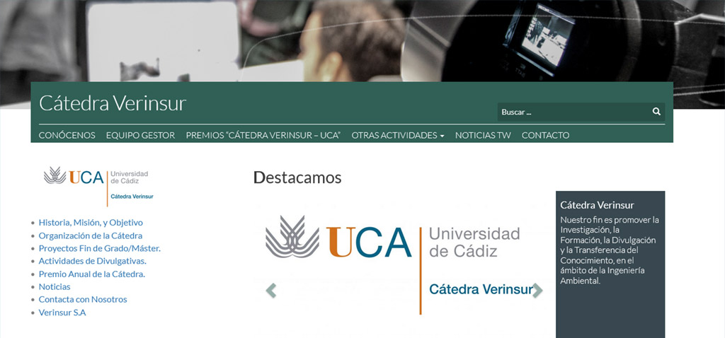 VII Premio Cátedra Verinsur –UCA ‘Alternativas Innovadoras en Economía Circular y valorización de residuos’