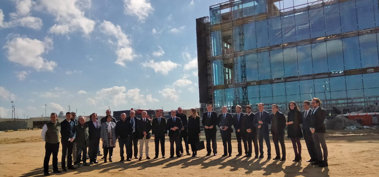 Visita institucional al futuro centro de innovación SEA-EU en el Llano Amarillo de Algeciras