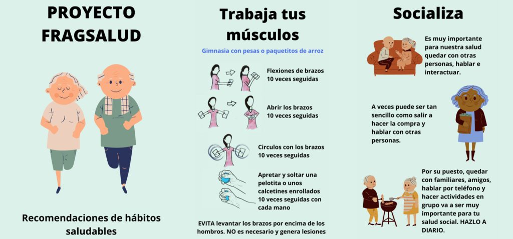 Un programa educativo liderado por la UCA mejora el bienestar de personas mayores con fragilidad