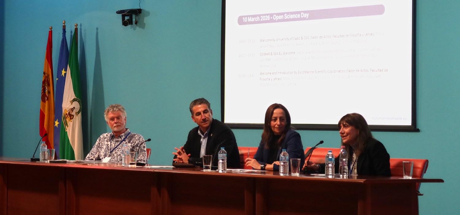 La Universidad de Cádiz reúne a la comunidad científica europea en el EuroMarine Open Science Day 2026