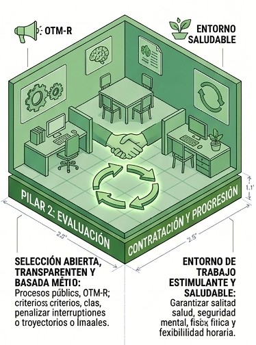 Pilar 2: evaluación, contratación y progresión de los investigadores