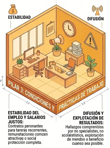Pilar 3: condiciones y prácticas de trabajo